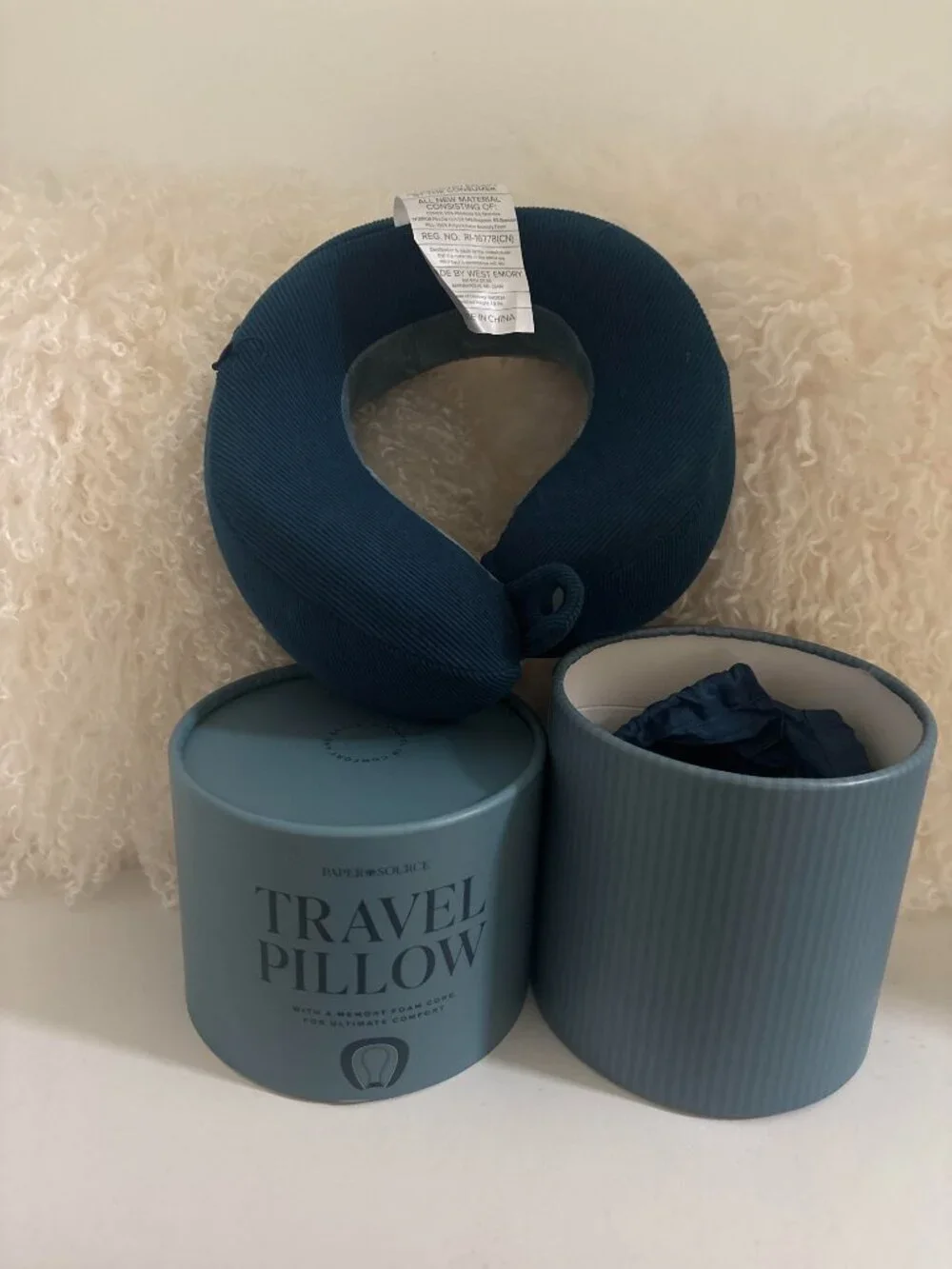 Travel Pillow with Pouch